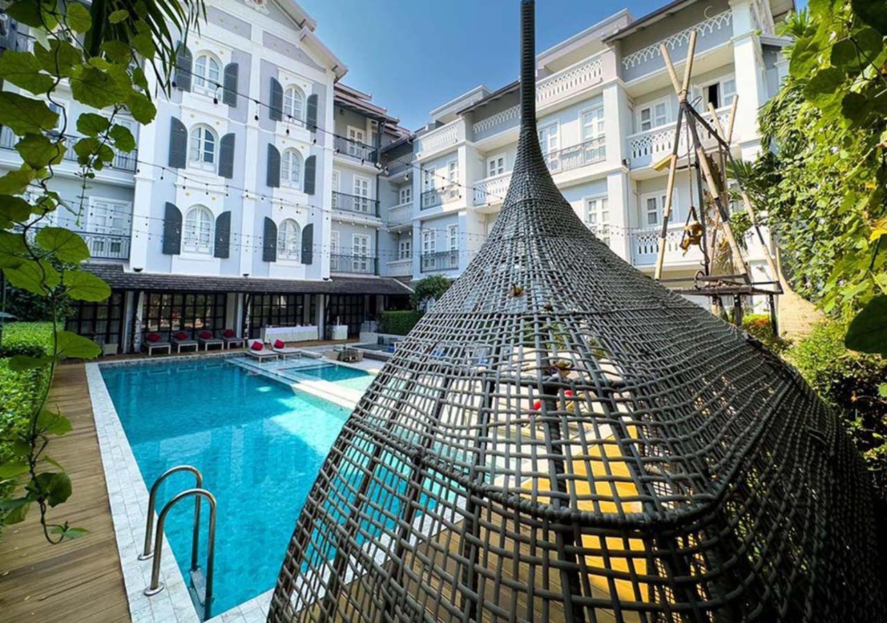 Le Thatluang D'Or Boutique Hotel Vientiane Exterior foto